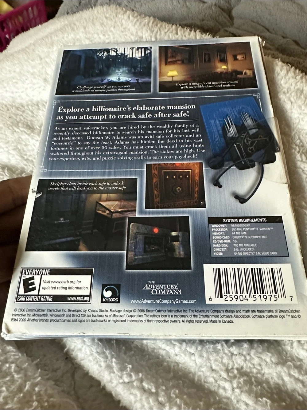 Safe Cracker & Legends Lost PC Game Bundle -used